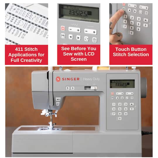 SINGER® HD6700C Heavy Duty Sewing Machine